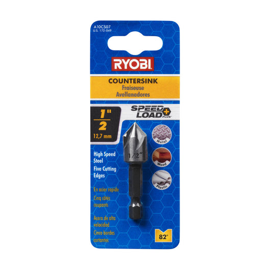SpeedLoad Plus 1/2" High-Speed Steel Countersink RYOBI Tools