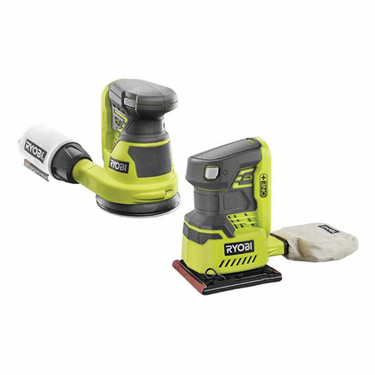 18V ONE+ 5” Random Orbit Sander & Quarter Sheet Sander RYOBI Tools
