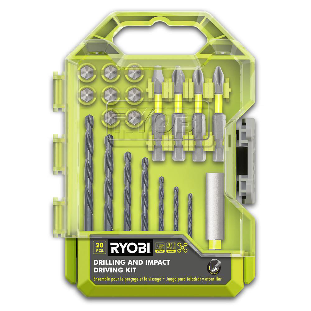 20PC DRILLING/IMPACT DRIVING KIT RYOBI Tools