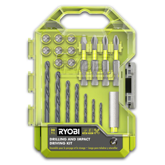 20PC DRILLING/IMPACT DRIVING KIT RYOBI Tools