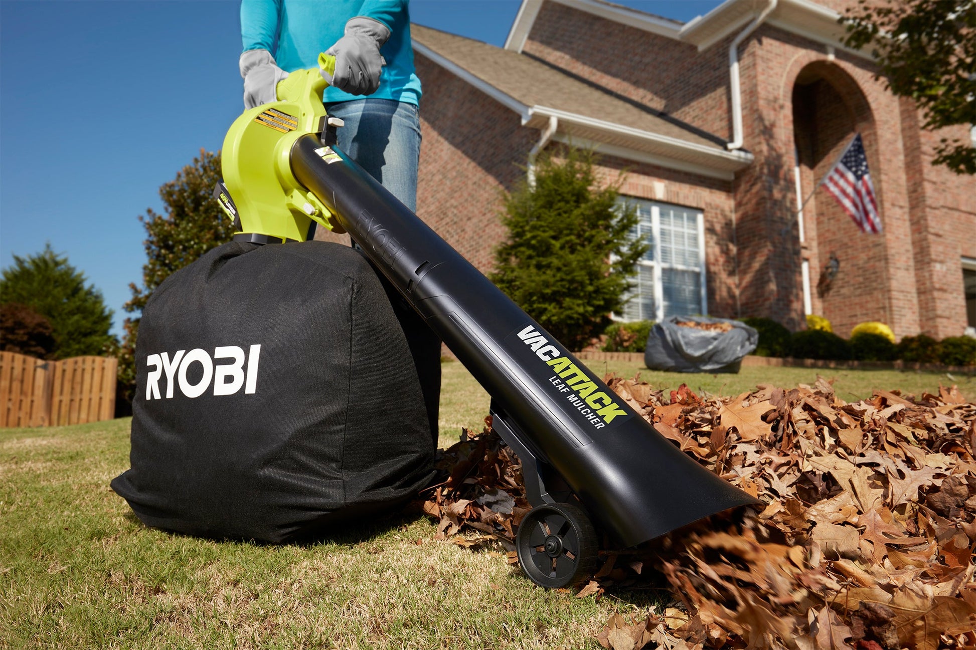 40V VAC ATTACK LEAF VACUUM/MULCHER KIT image 7