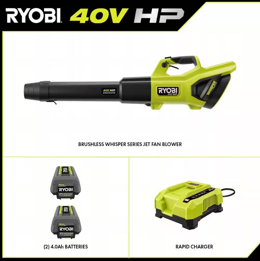 40V HP BRUSHLESS WHISPER SERIES 730 CFM BLOWER KIT image 3
