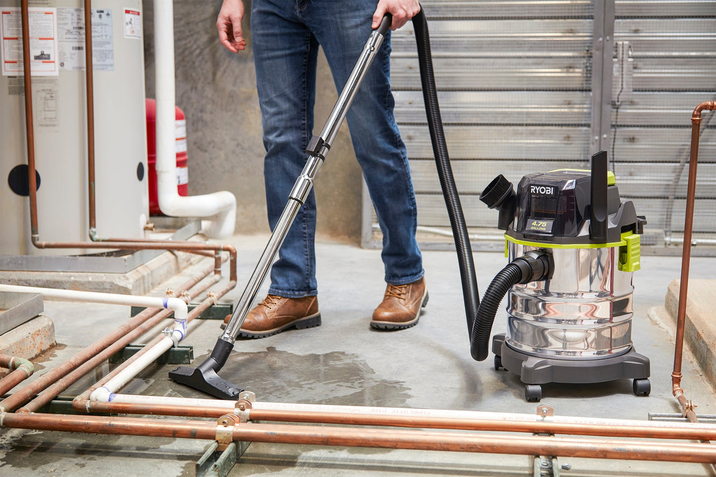18V ONE+ 4.75 Gallon Wet/Dry Vacuum (Tool Only) Image 4