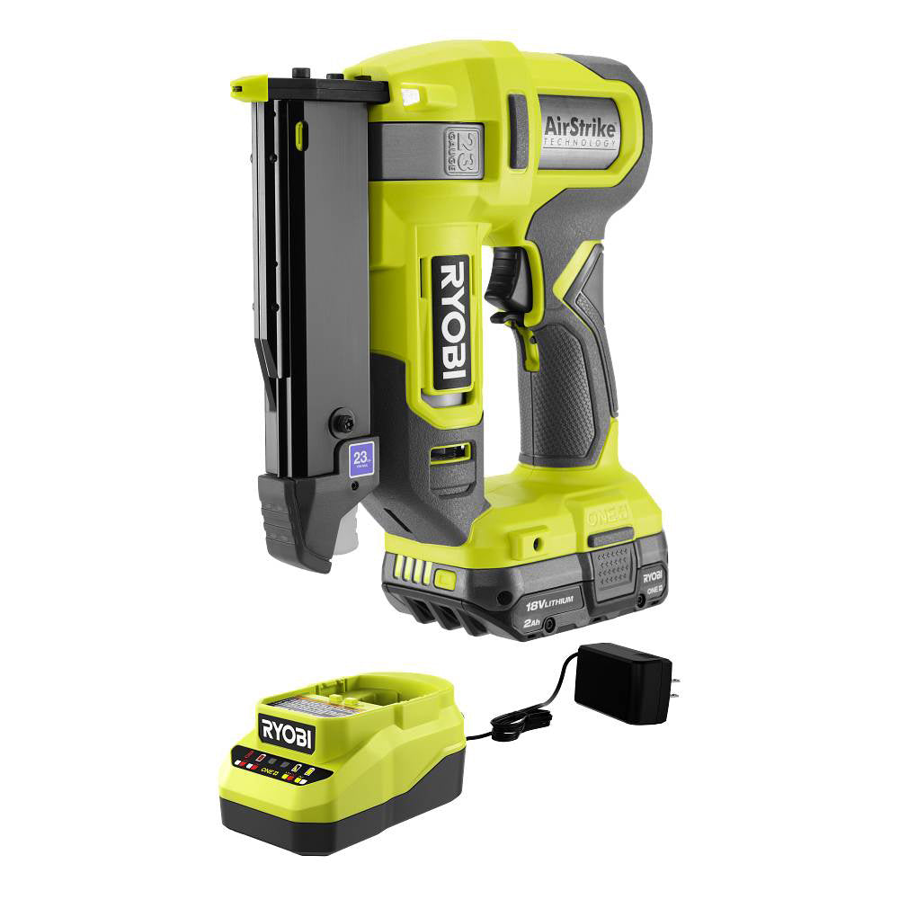 18V ONE+ AIRSTRIKE 23GA PIN NAILER KIT RYOBI Tools