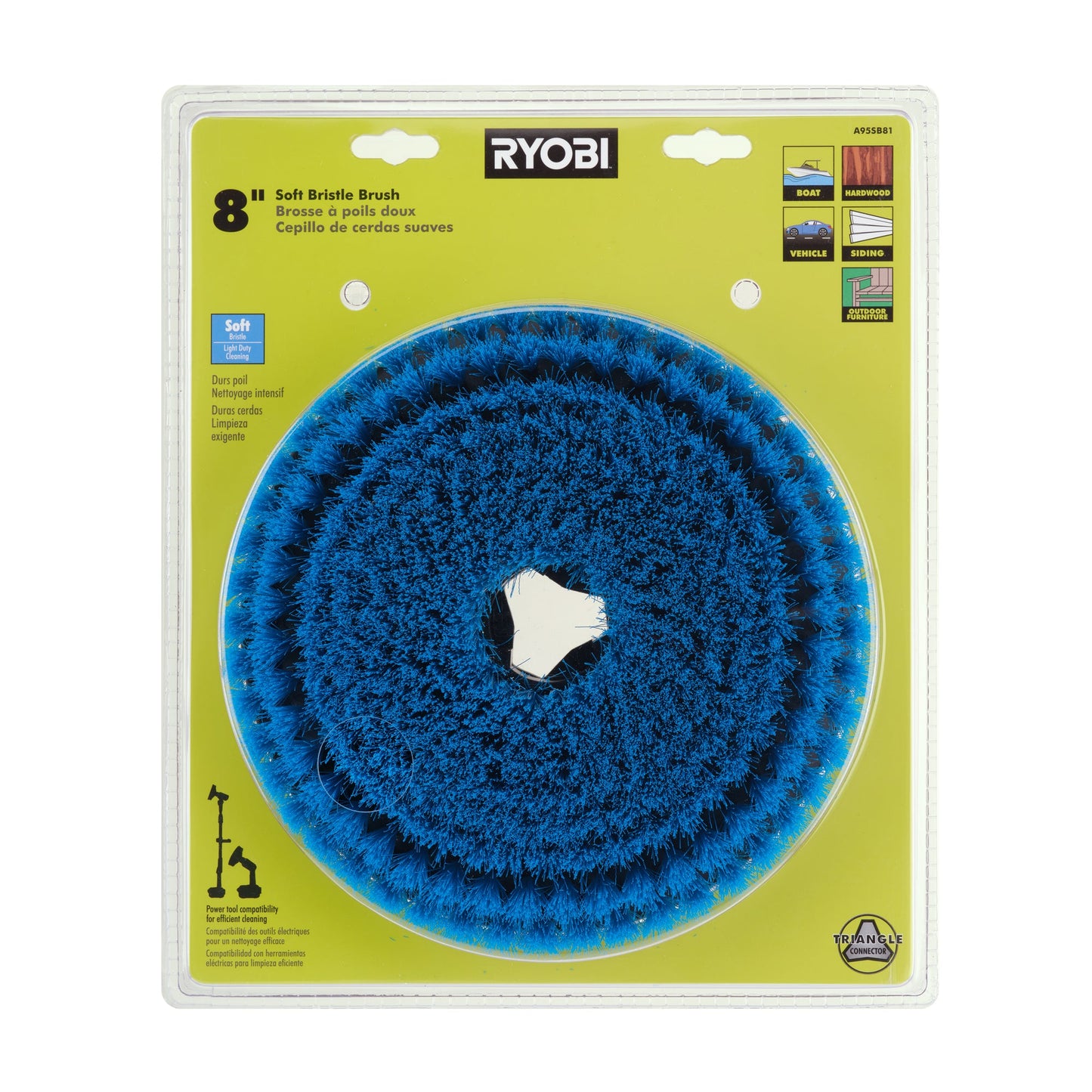 8" SOFT BRISTLE BRUSH Image 7