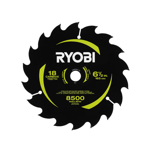 6-1/2" 18 CARBIDE TEETH THIN KERF CIRCULAR SAW BLADE Image 1