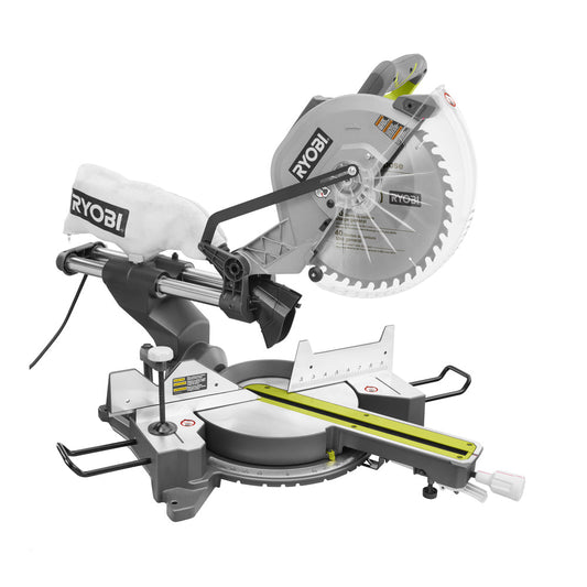 12" Sliding Compound Miter Saw with Laser RYOBI Tools