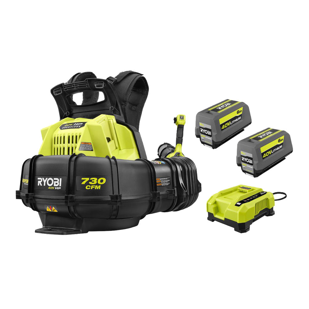 40V HP BRUSHLESS 730 CFM BACKPACK BLOWER KIT RYOBI Tools