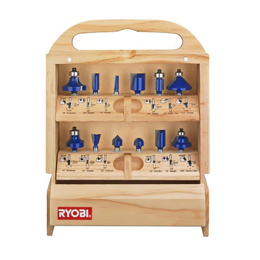 12 PC. Carbide Wood Crafter Kit RYOBI Tools