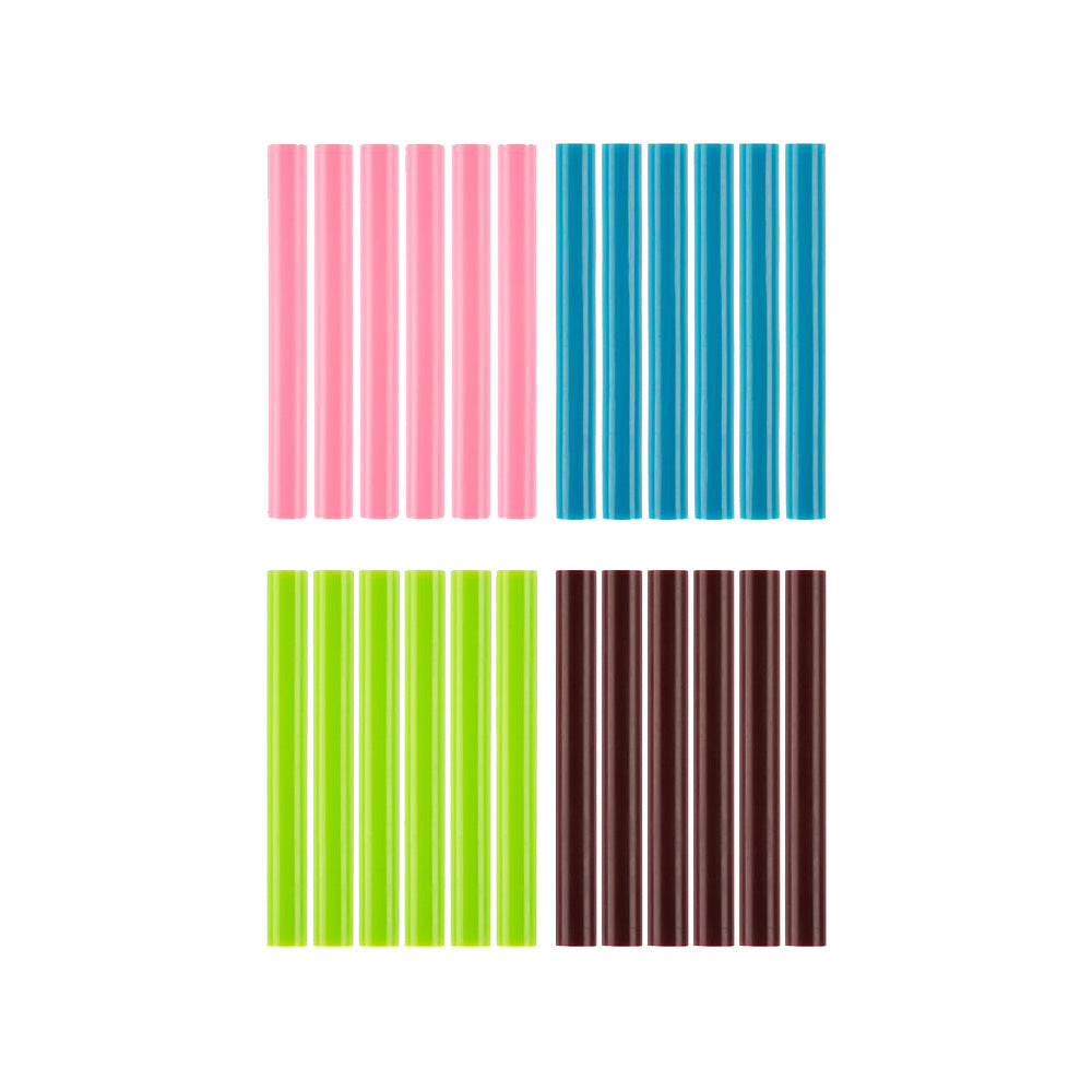 24 PC. FULL SIZE VARIETY COLOR GLUE STICKS RYOBI Tools
