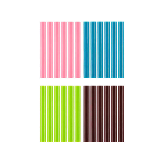 24 PC. FULL SIZE VARIETY COLOR GLUE STICKS RYOBI Tools